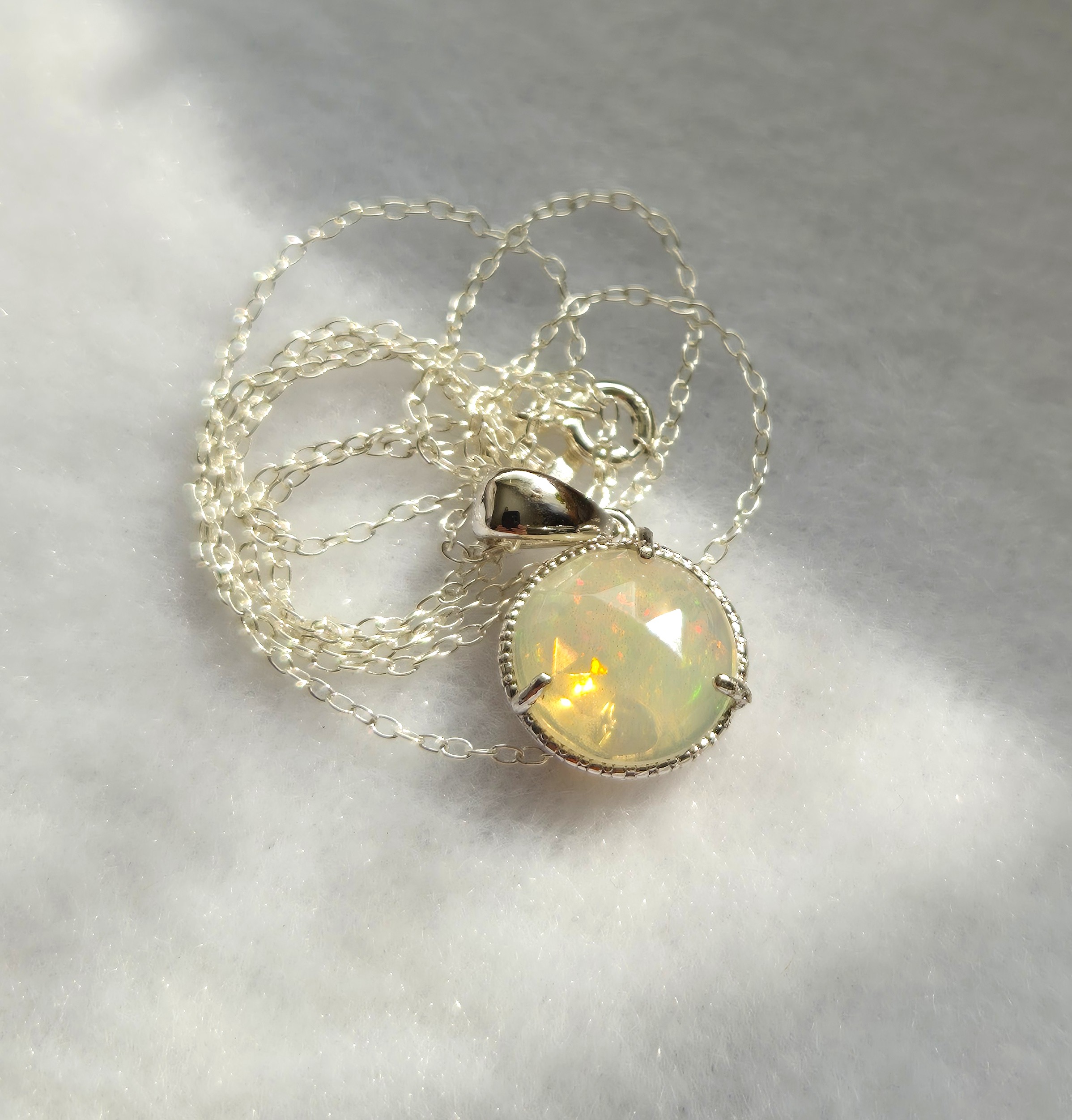 Rose-cut Ethiopian Opal