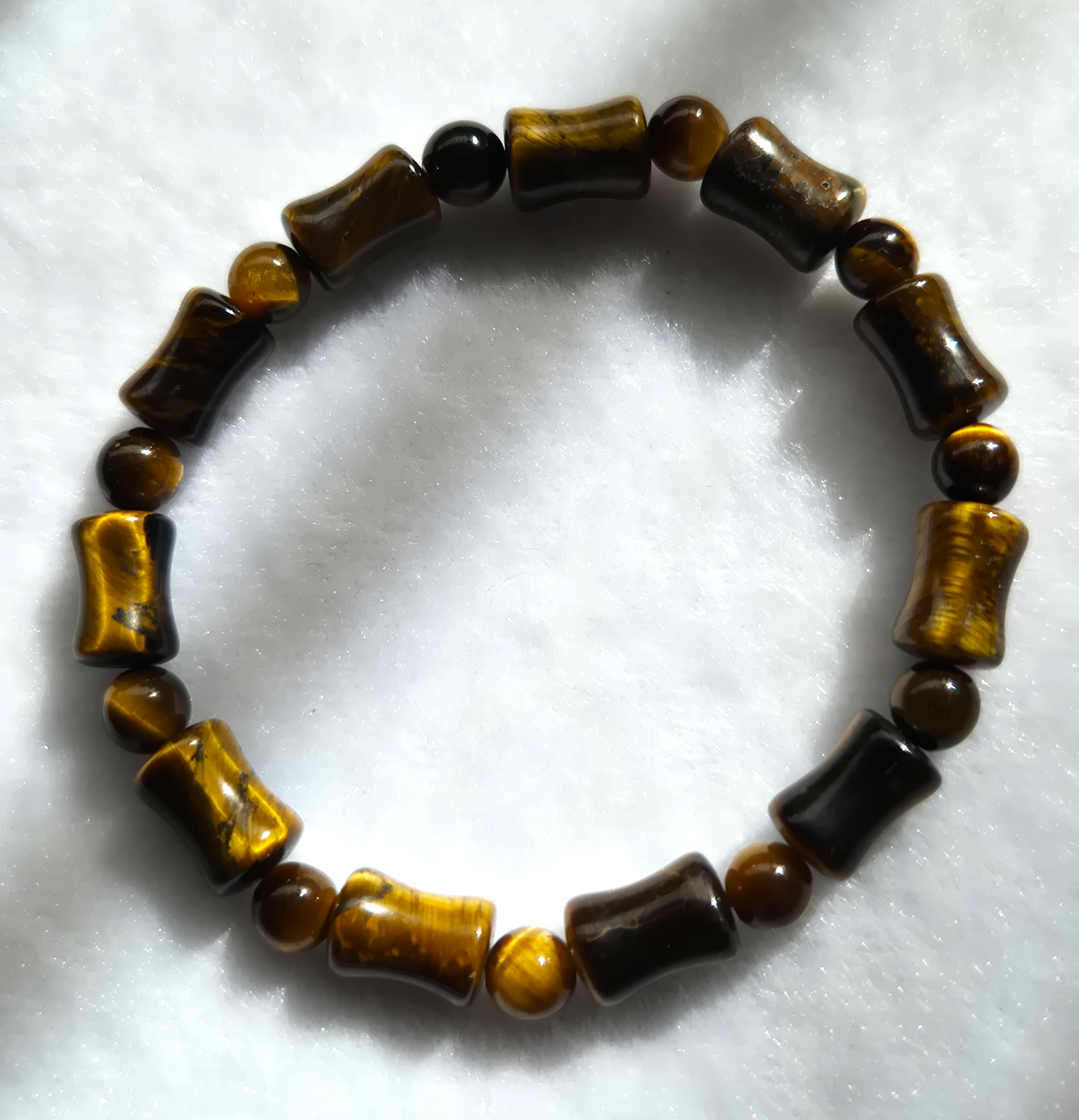 Tiger's Eye Bamboo Stretchy