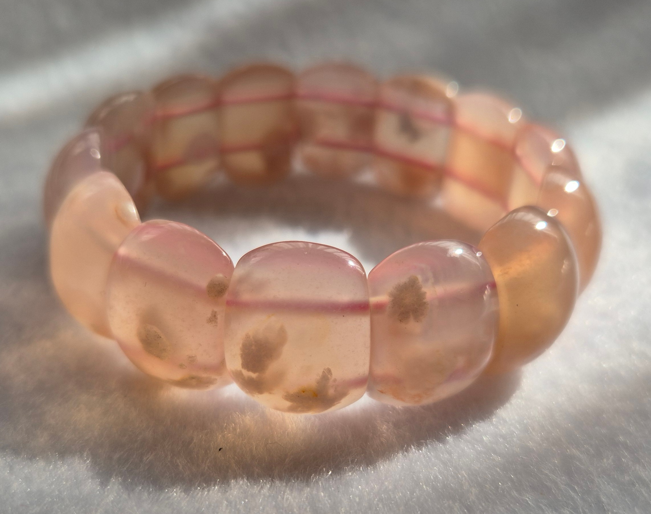 Sakura Agate Rectangles