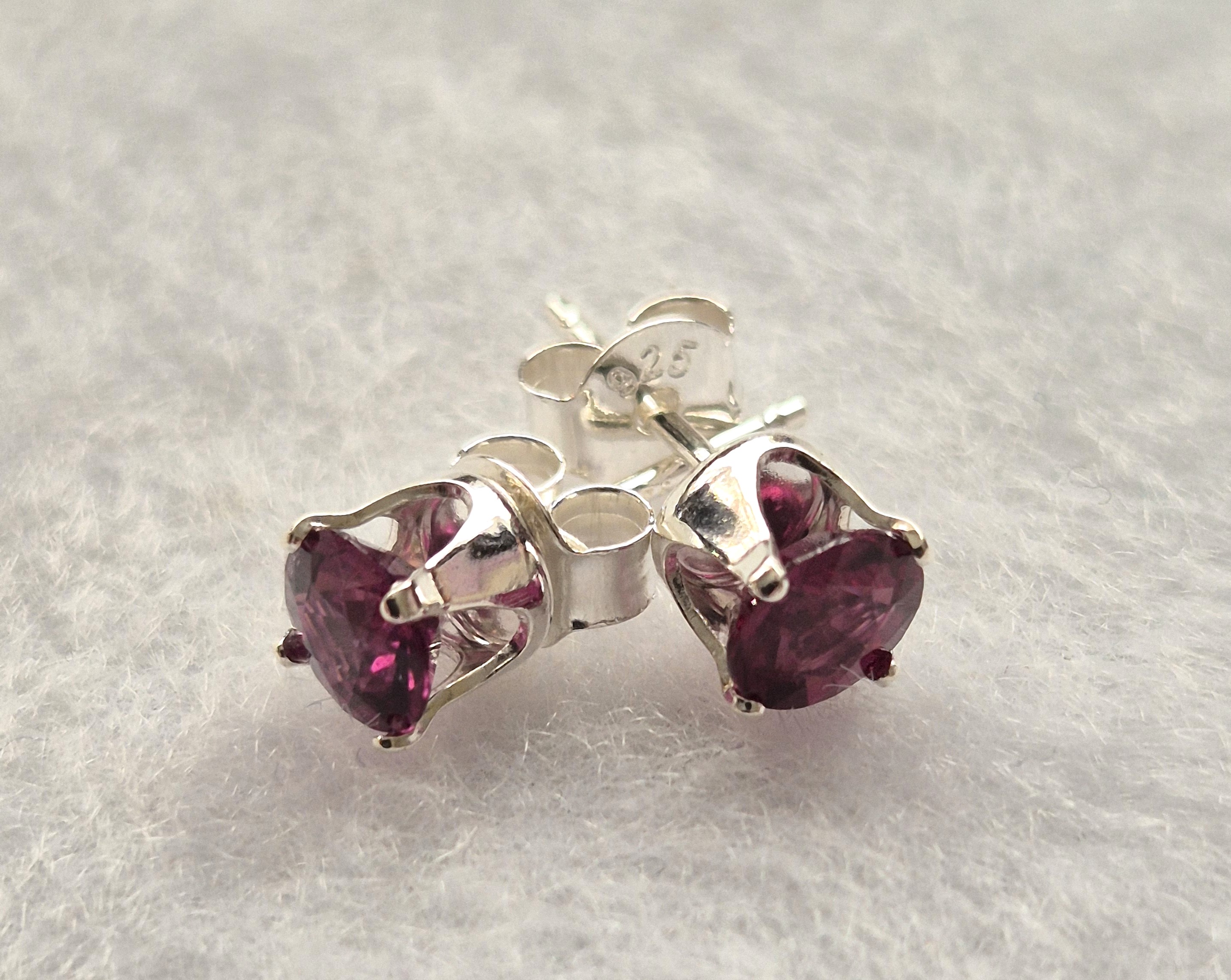 Garnet Studs