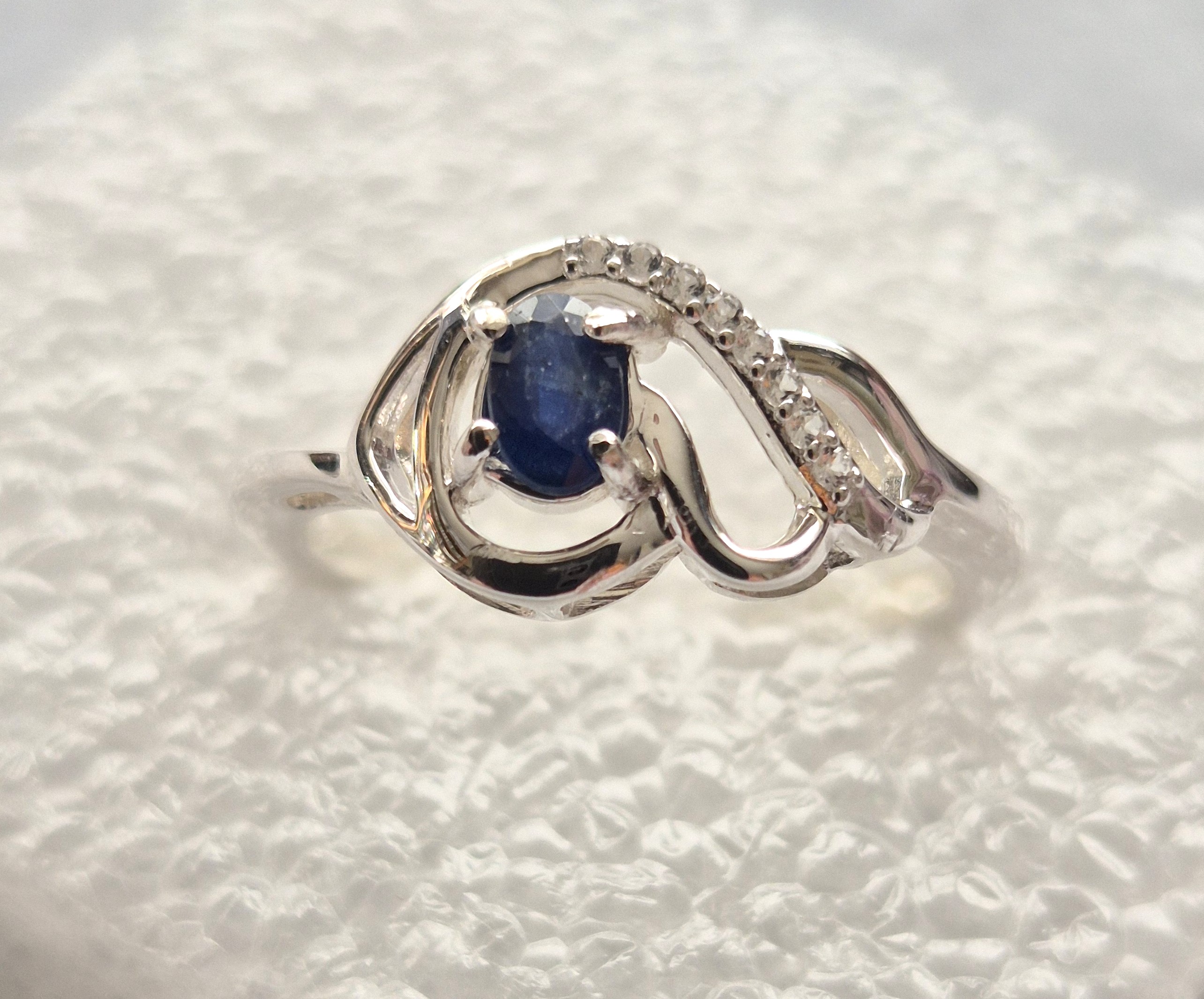 Ceylon Sapphire & Topaz Ring