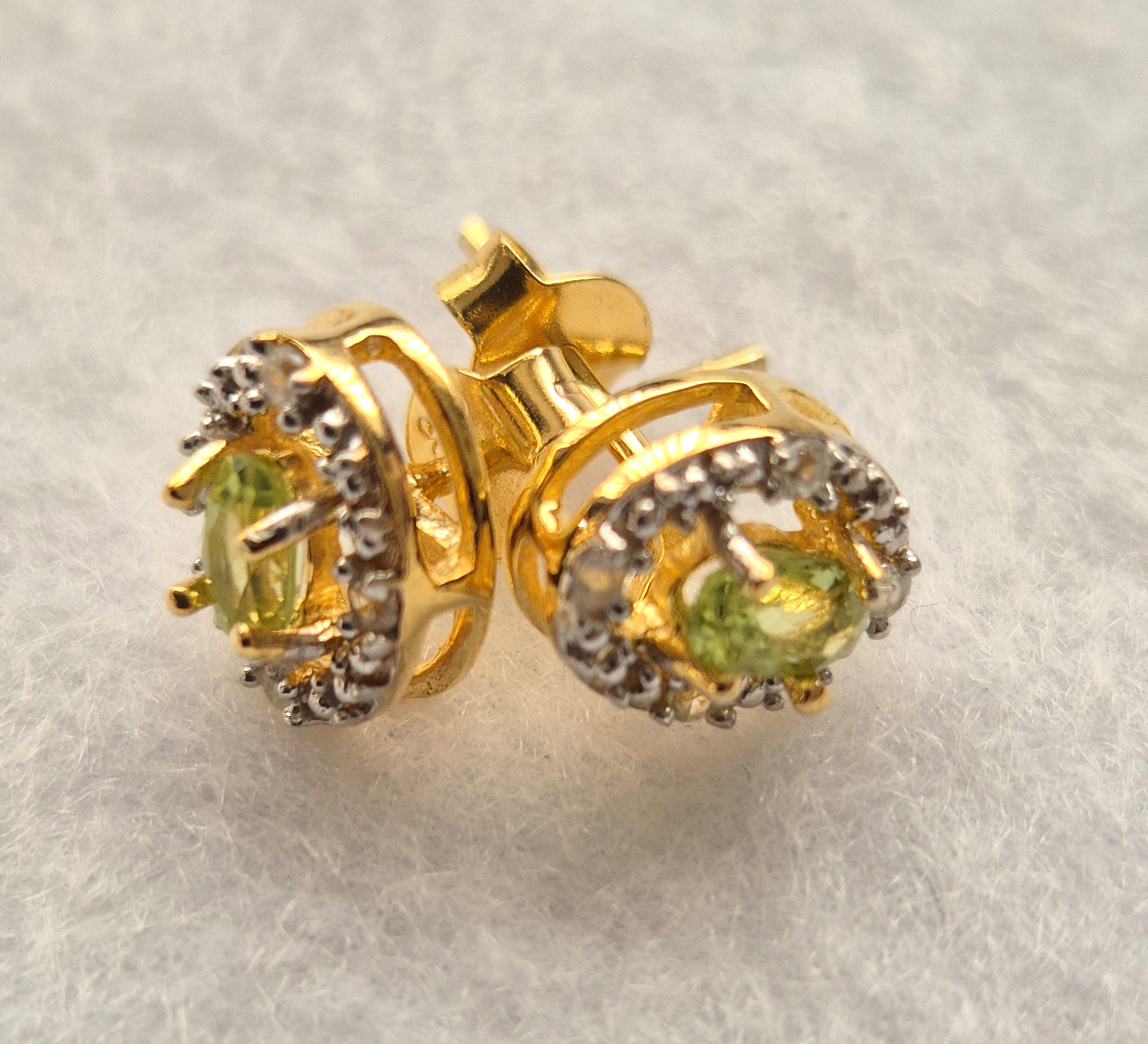 Peridot & Topaz Earrings