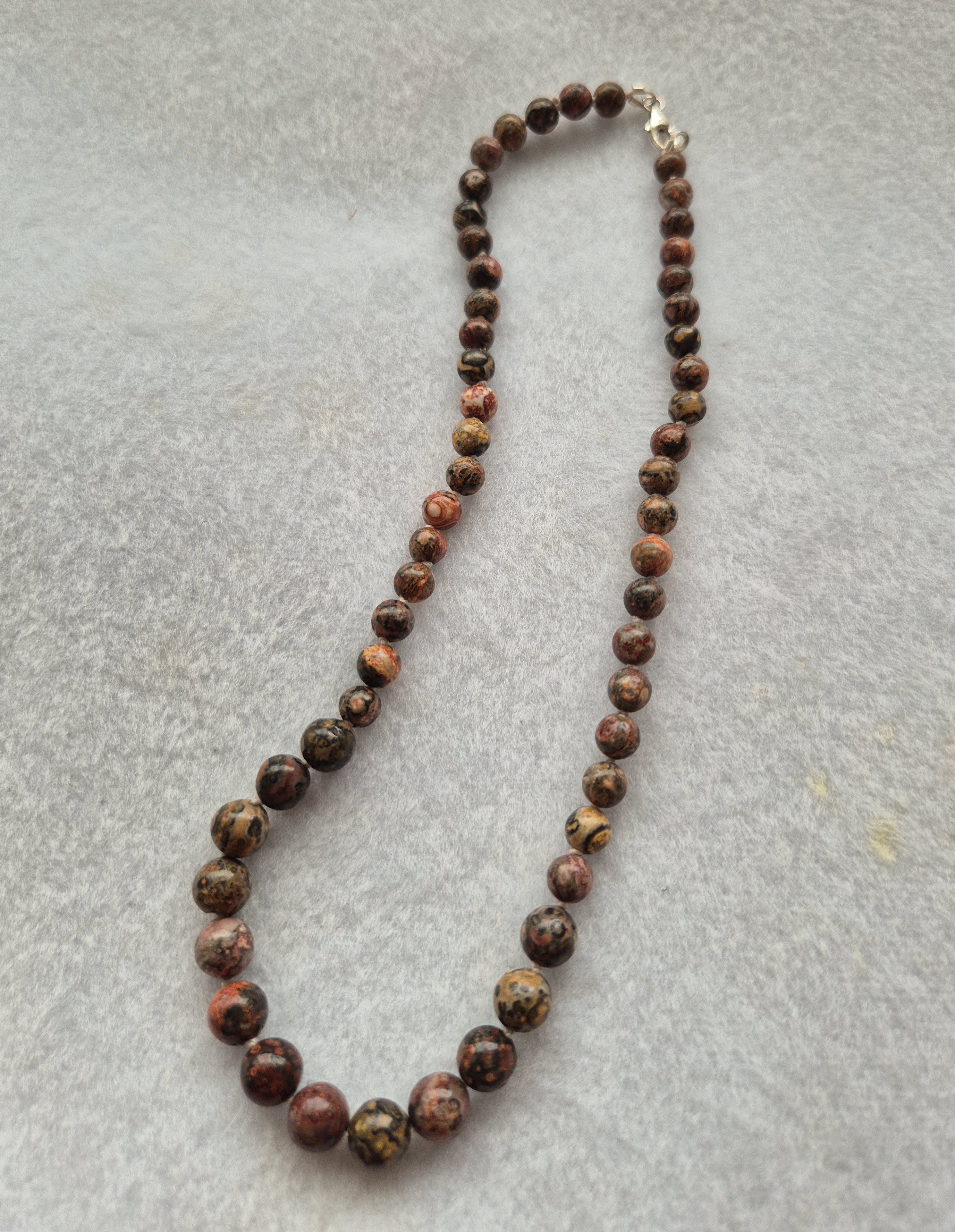 Knotted Leopardskin Jasper