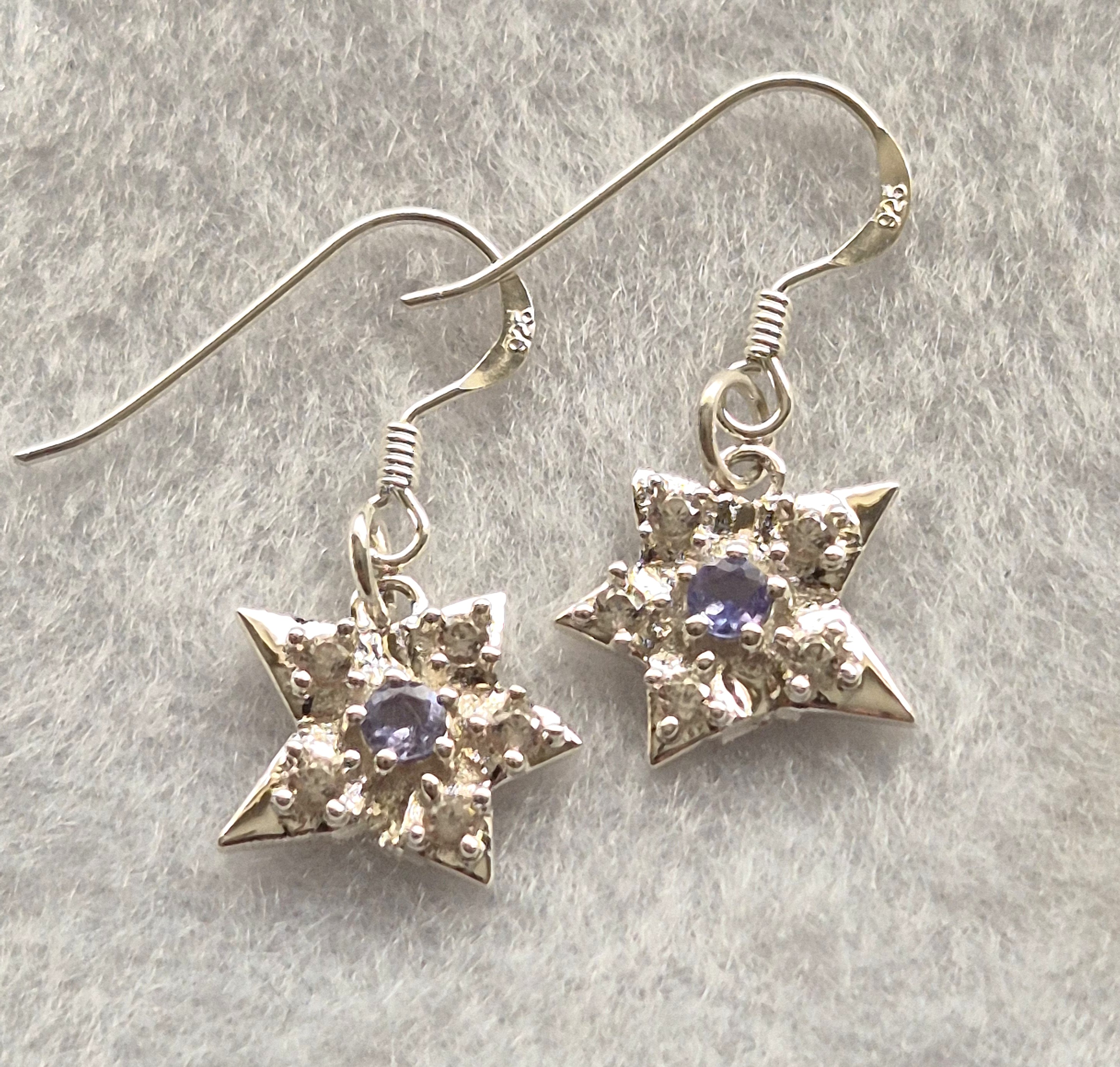 Tanzanite Stars - Silver