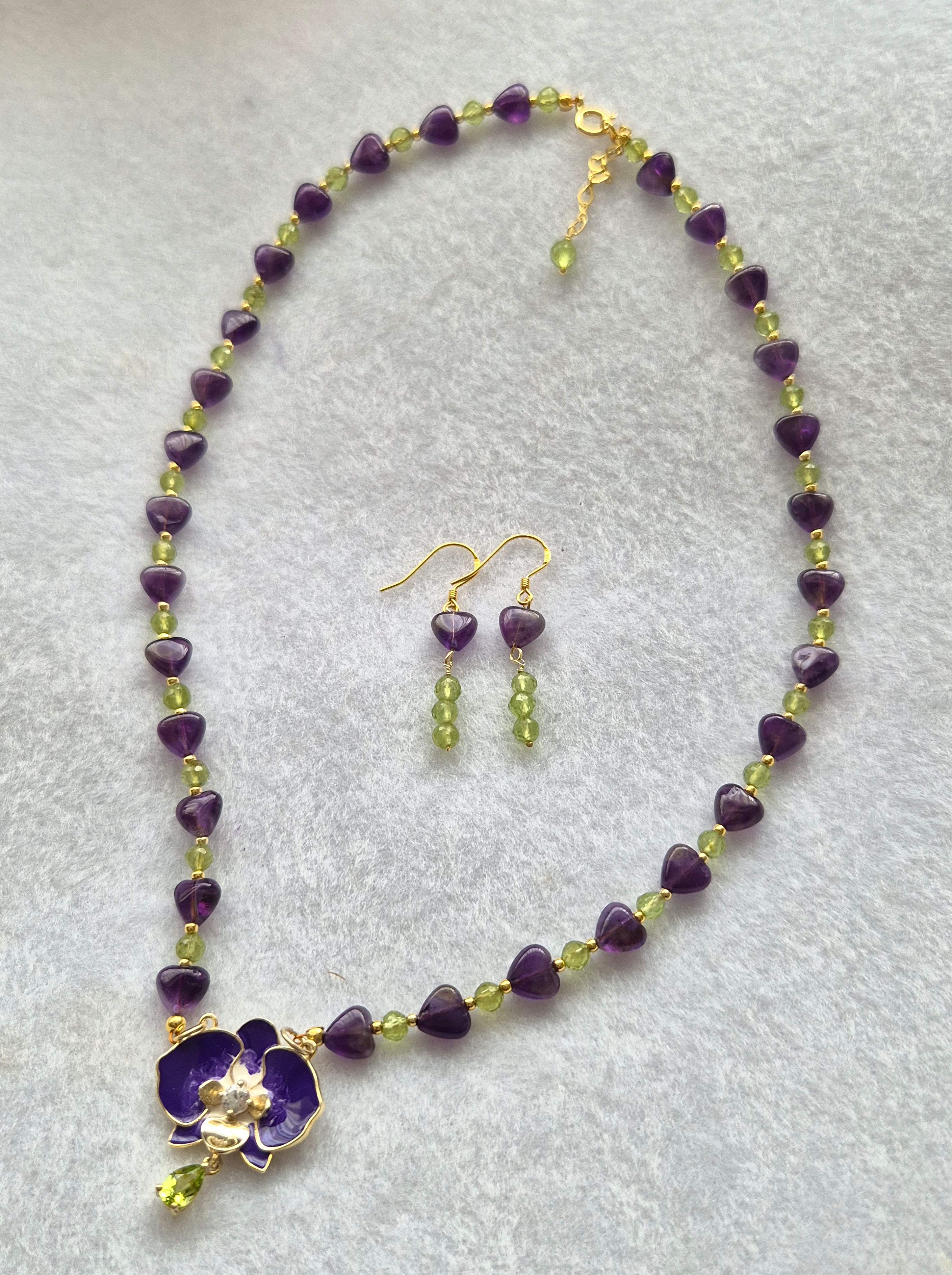 Amethyst & Peridot