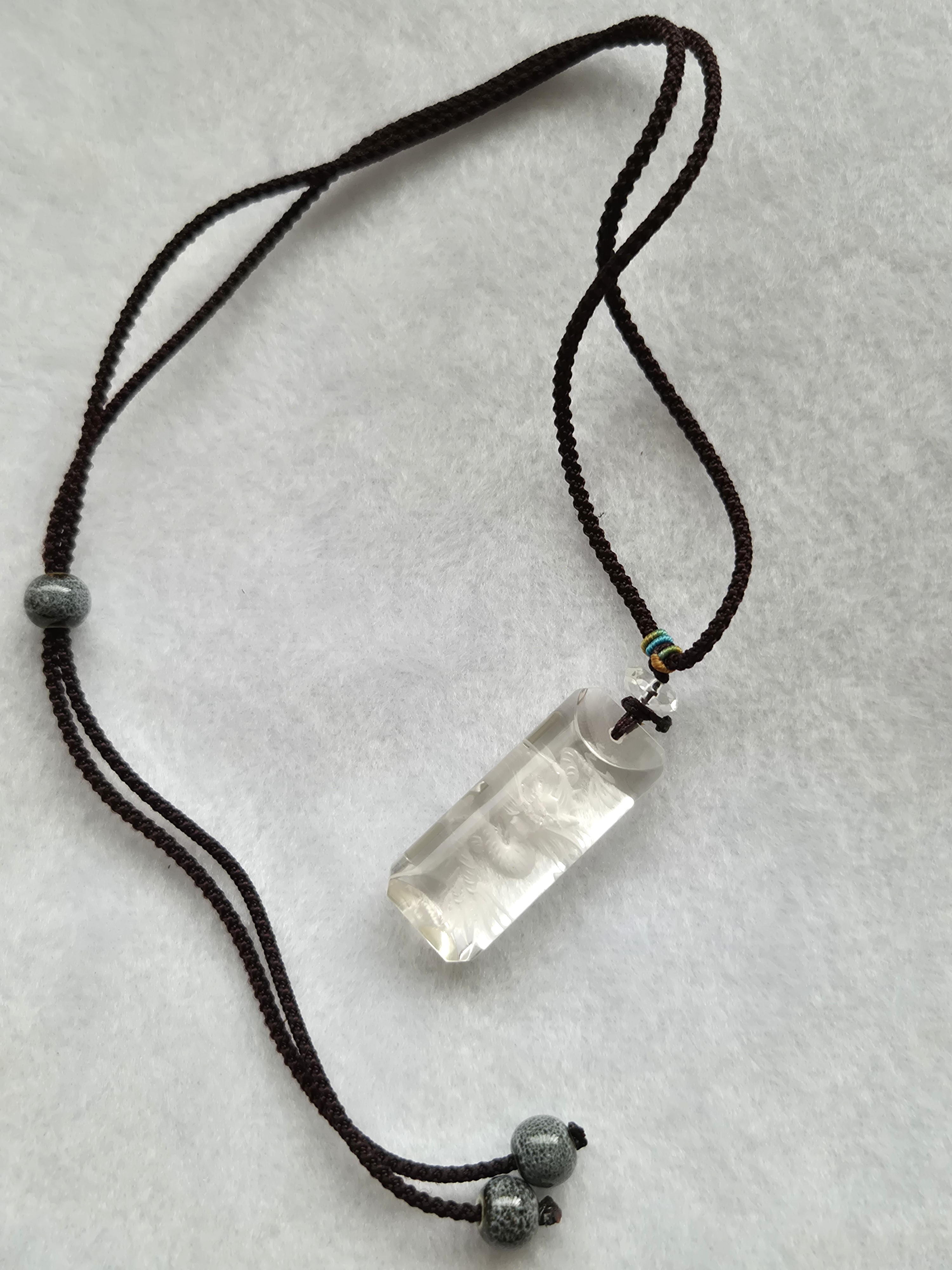 Clear Quartz Dragon Intaglio