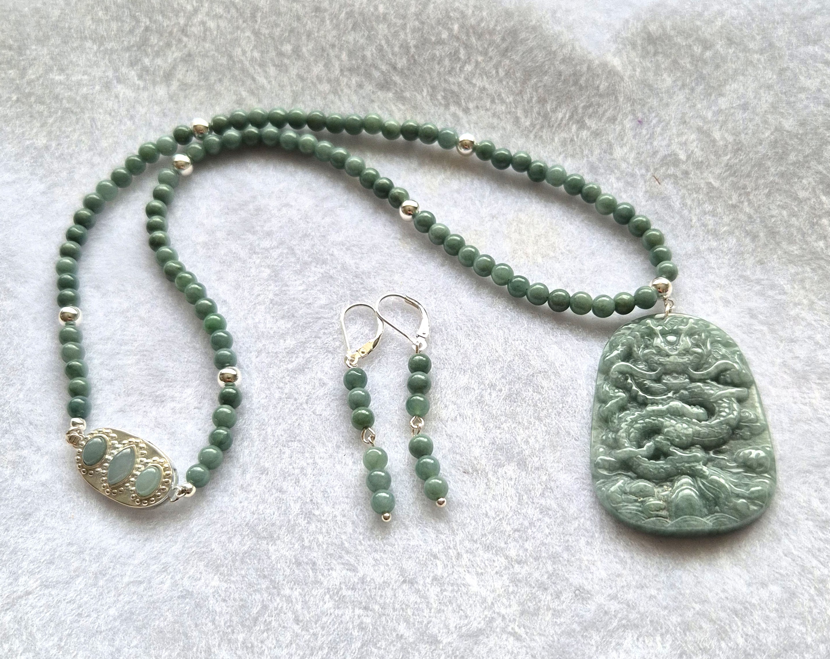 Olmec Jade Dragon - Oval