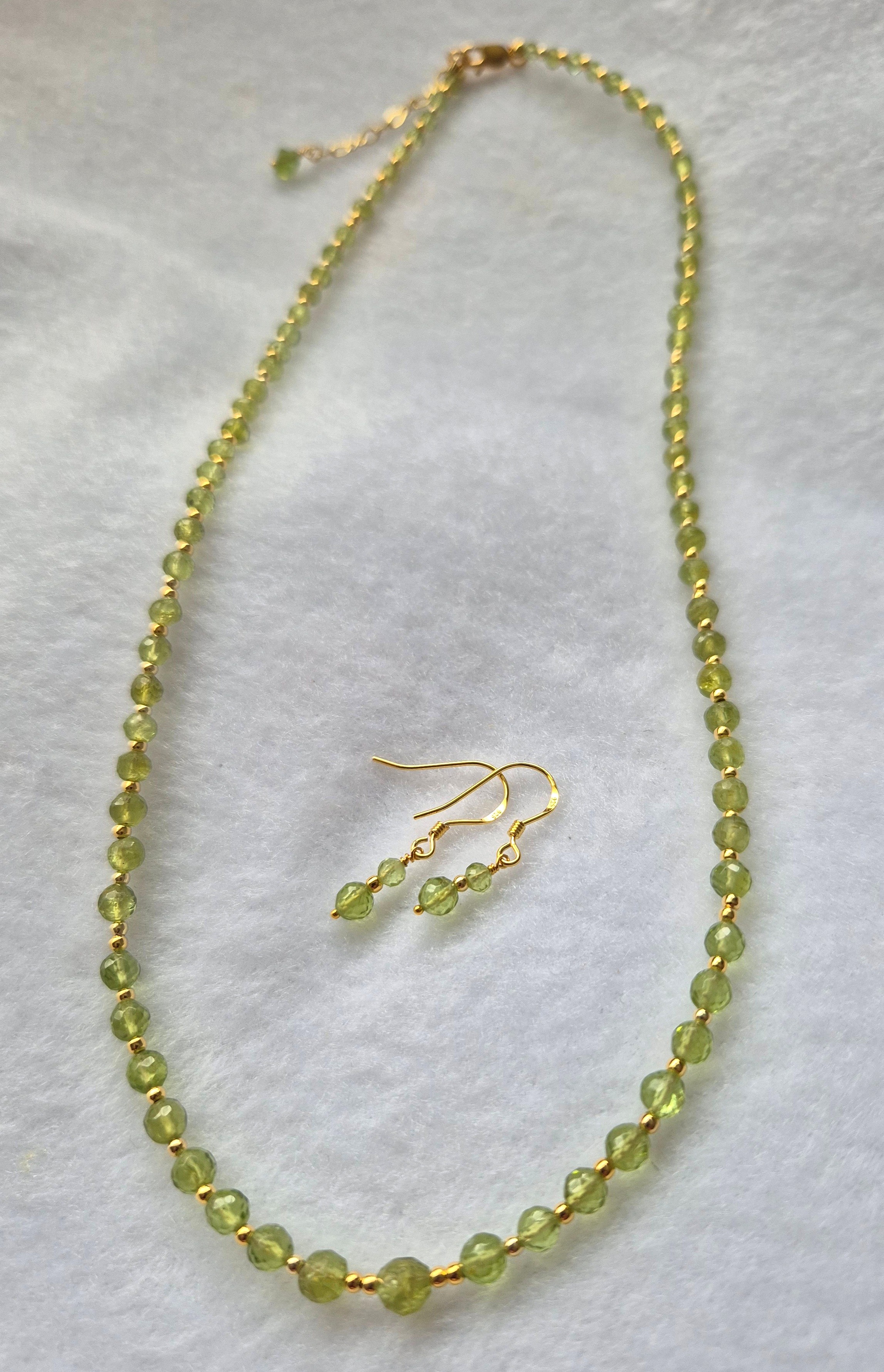 Faceted Peridot Rounds