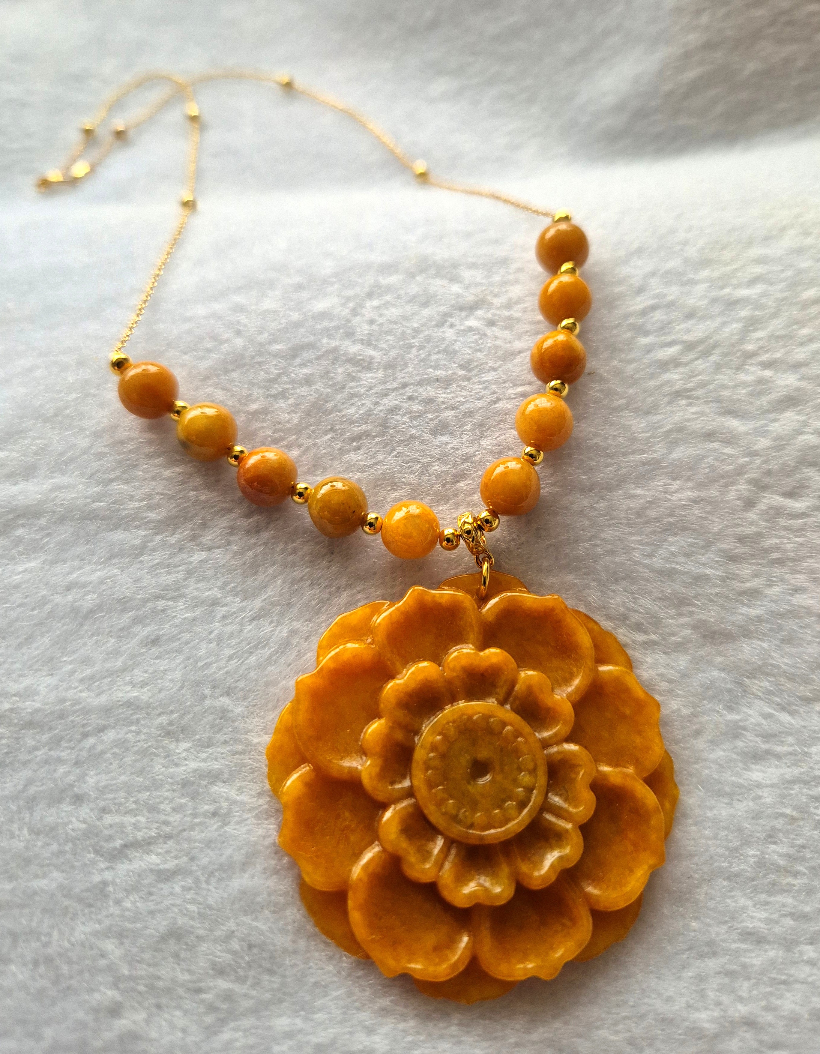 Yellow Jade Flower