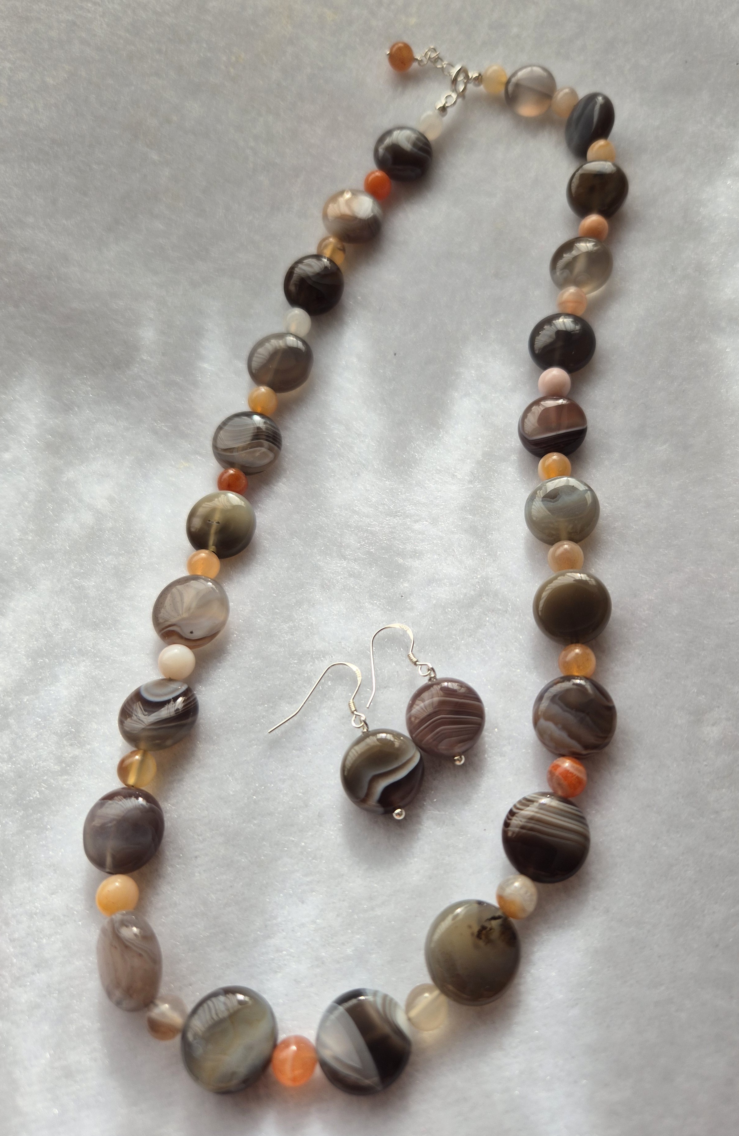 Botswana Agate Coins & Rounds