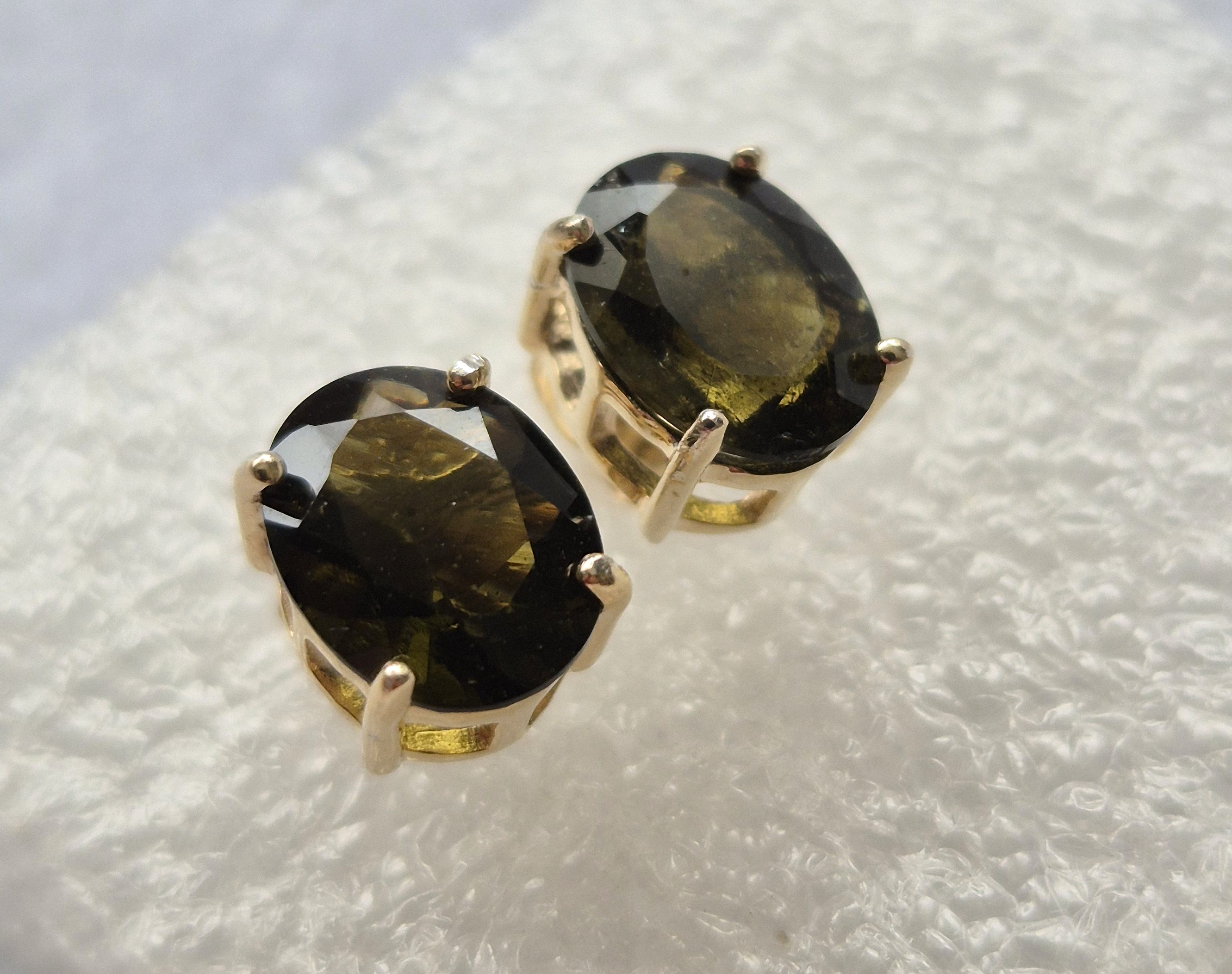 Moldavite Earrings