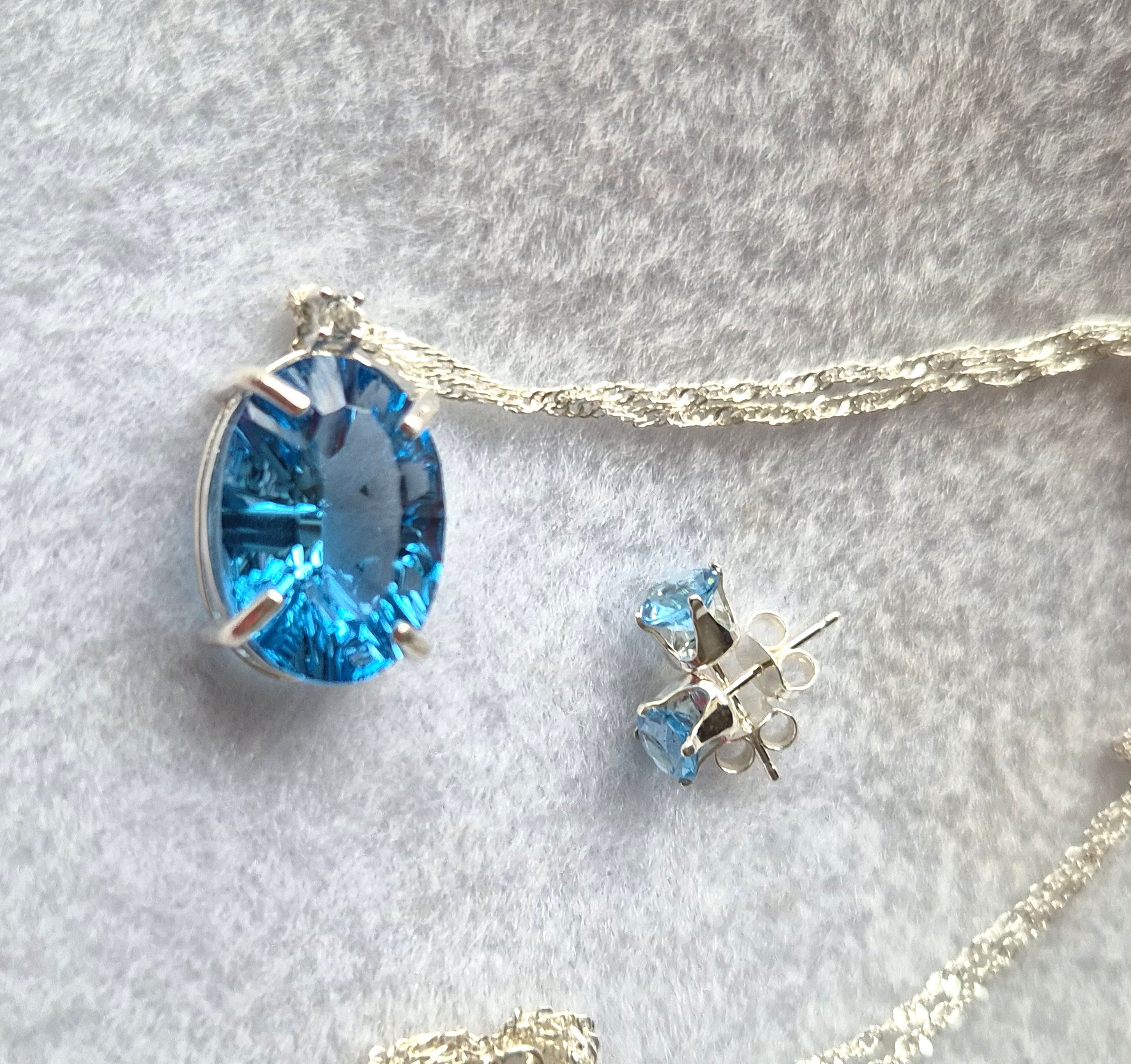 Swiss Blue Topaz Set
