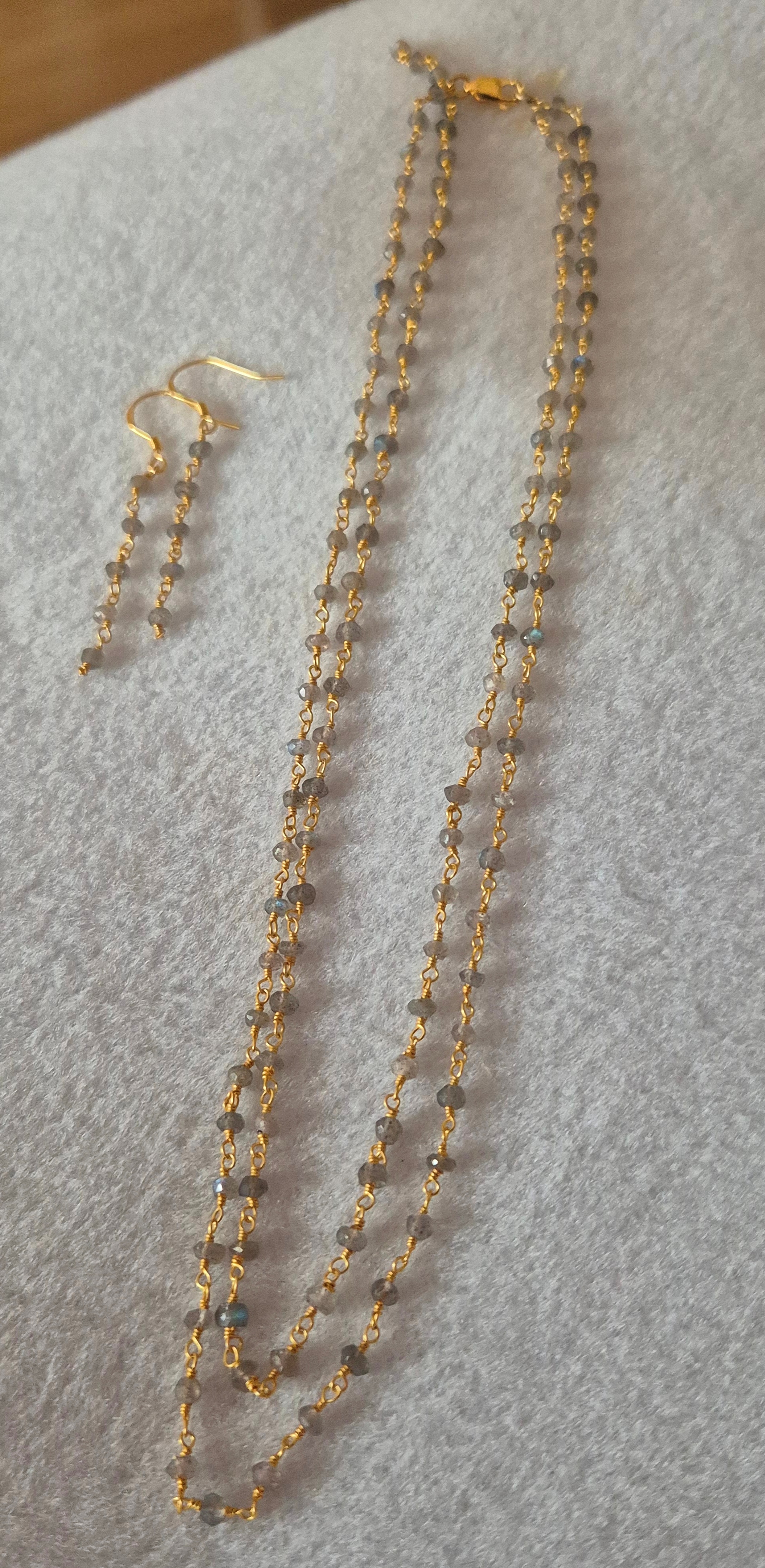 Rosary-linked Labradorite